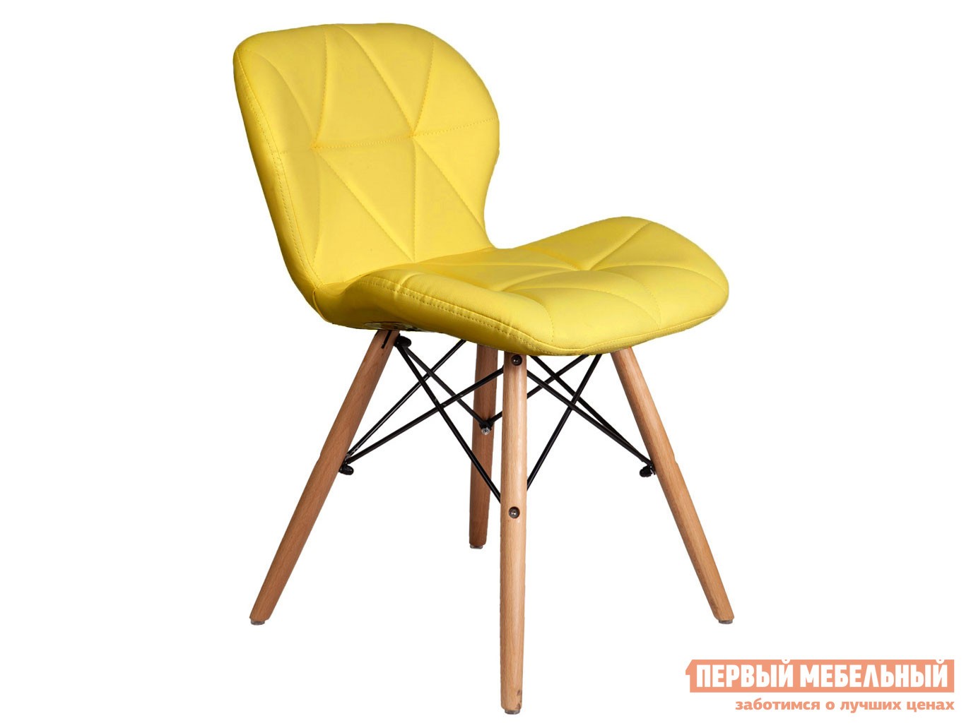 Стул  Колин Желтый, экокожа