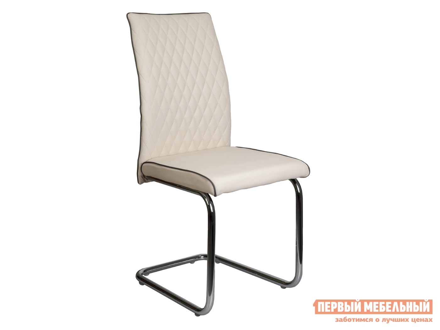 Стул  Роналд Бежевый, экокожа