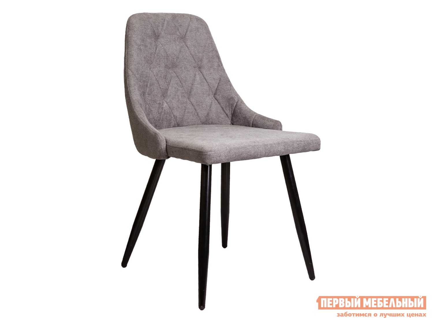 Стул  Лара Светло-серый, ткань / Черный, металл