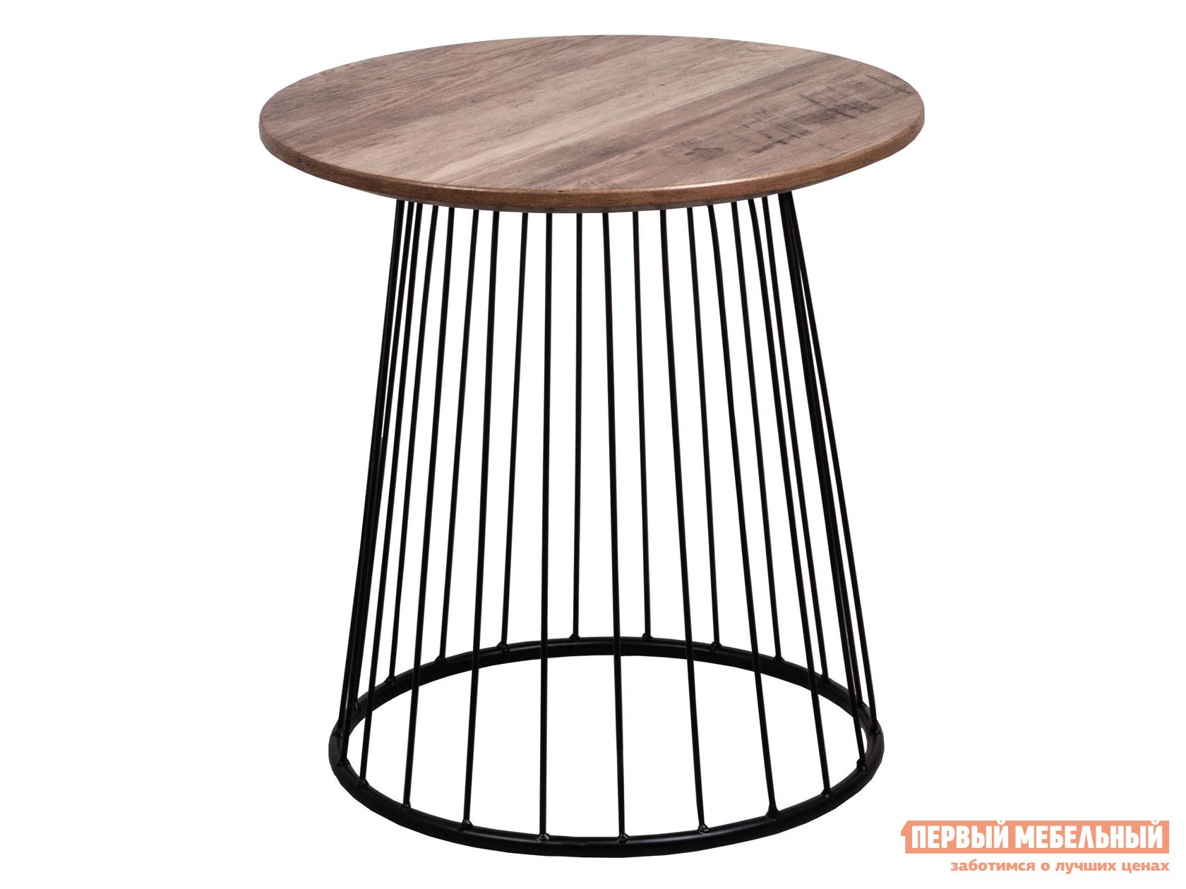 Журнальный столик  Флип Орех / Черный, 420 х 400 х 400 мм