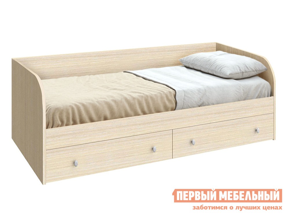 Детская кровать  Астра Дуб Молочный, Без подушек