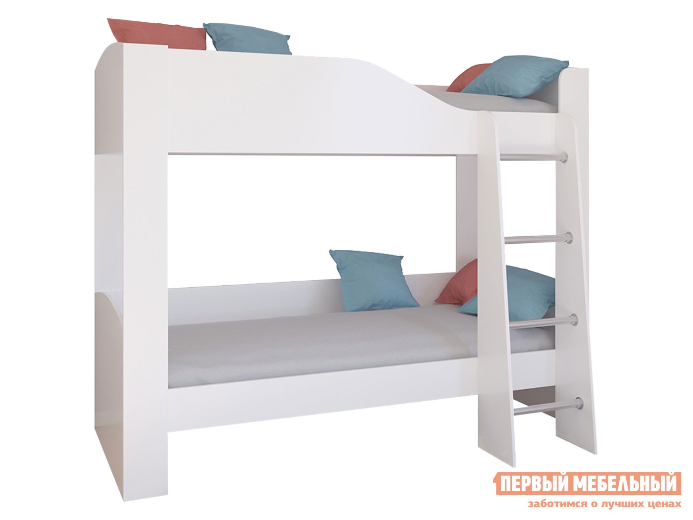 Двухъярусная кровать  Астра 2 Белый, Без ящика