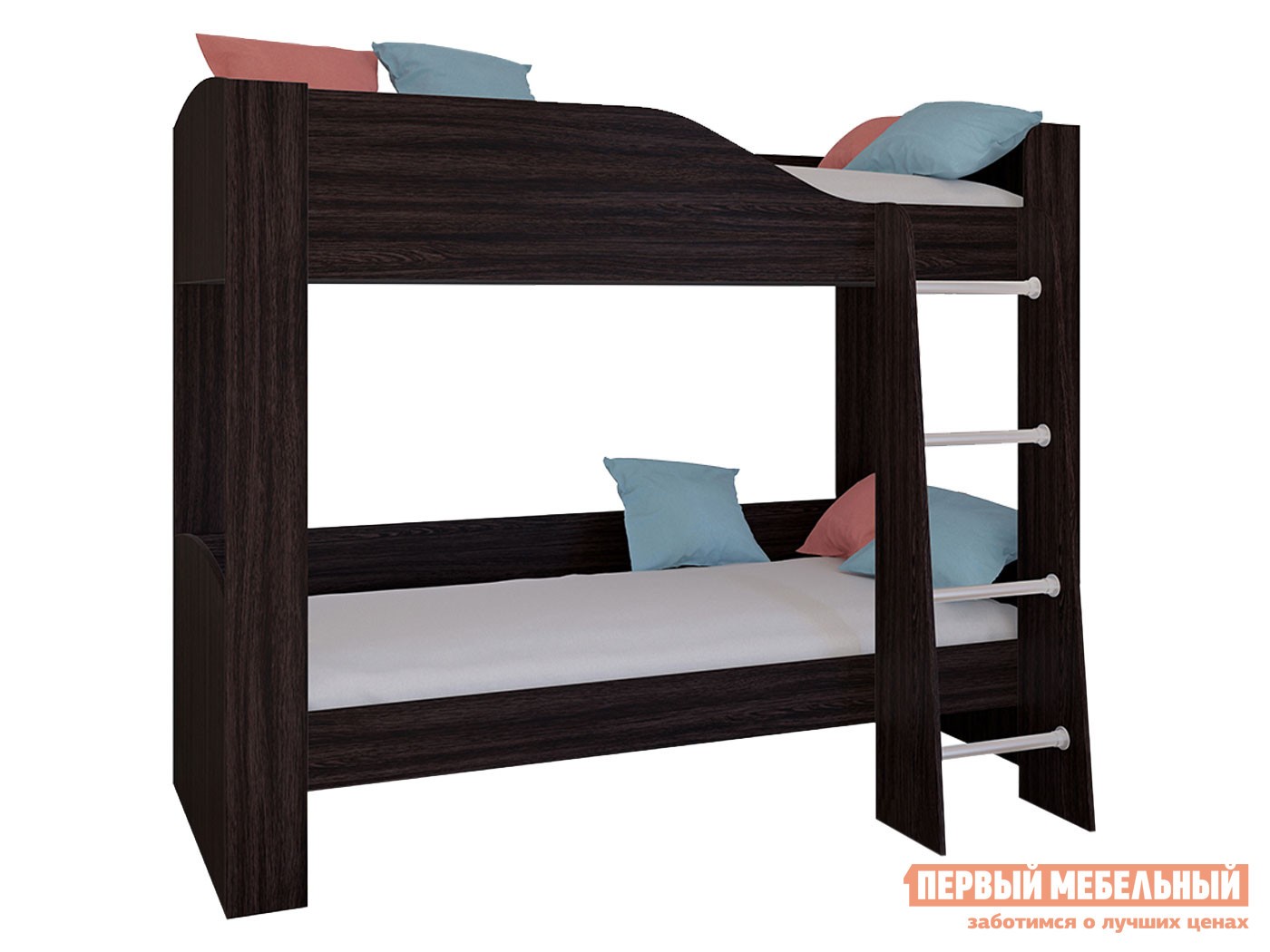 Двухъярусная кровать  Астра 2 Венге, Без ящика