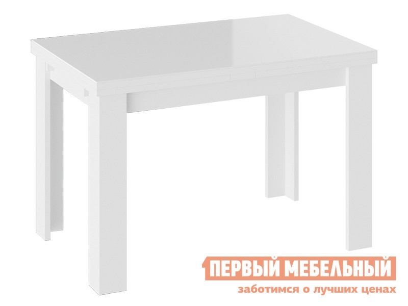 Кухонный стол  Норман тип 1 Белый глянец
