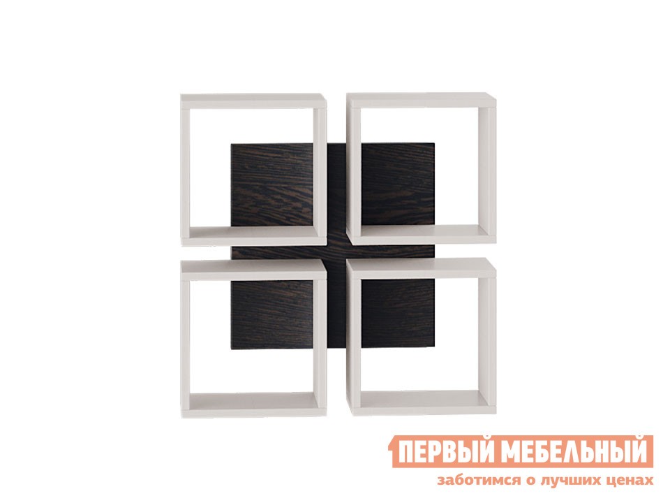 Настенная полка  Гарден Венге Цаво / Дуб Белфорт