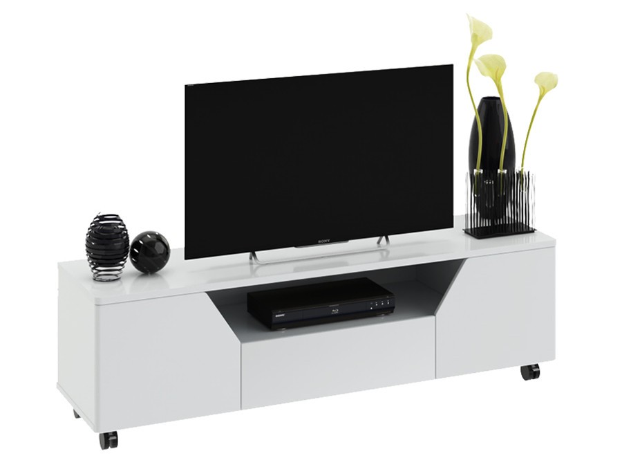 ТВ-тумба  Даймонд 160 Белый глянец