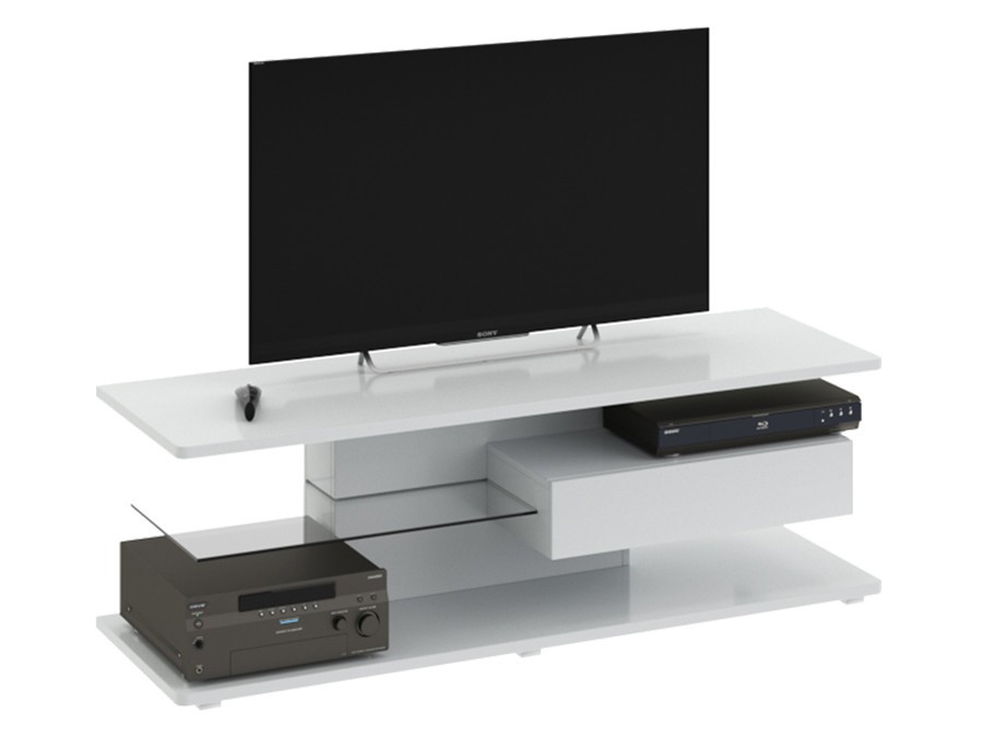 ТВ-тумба  Даймонд Белый глянец