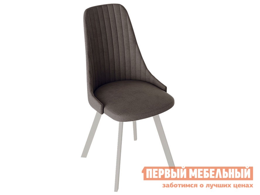 Стул  Франк Паук 3 Капучино матовый / Коричневый микровелюр