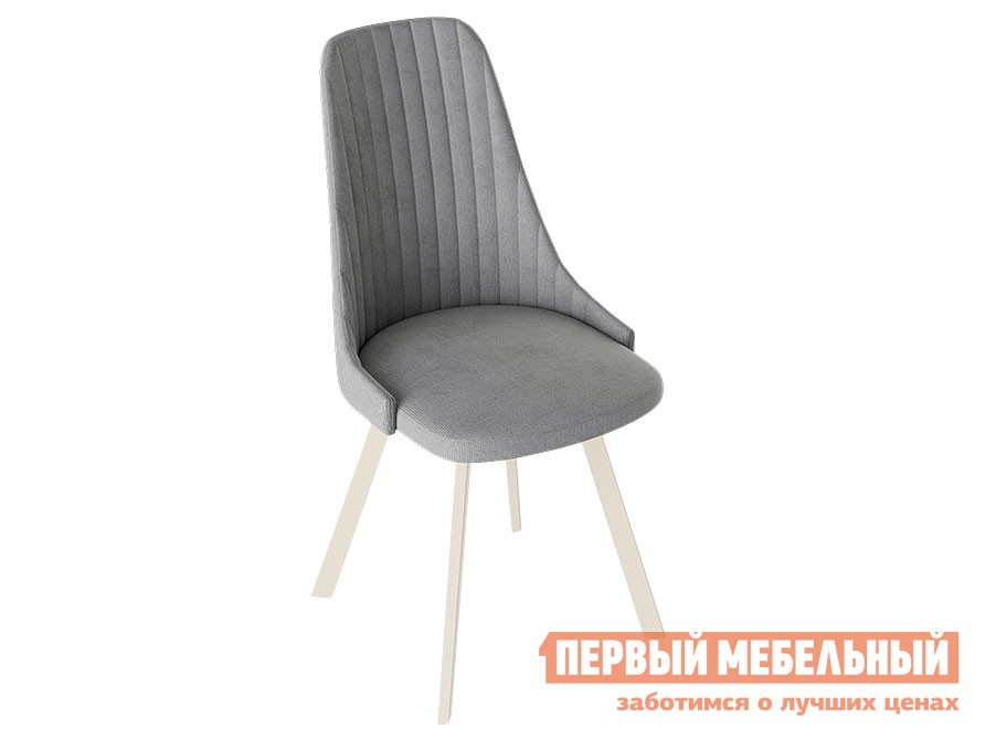 Стул  Франк Паук 3 Капучино матовый / Серый микровелюр