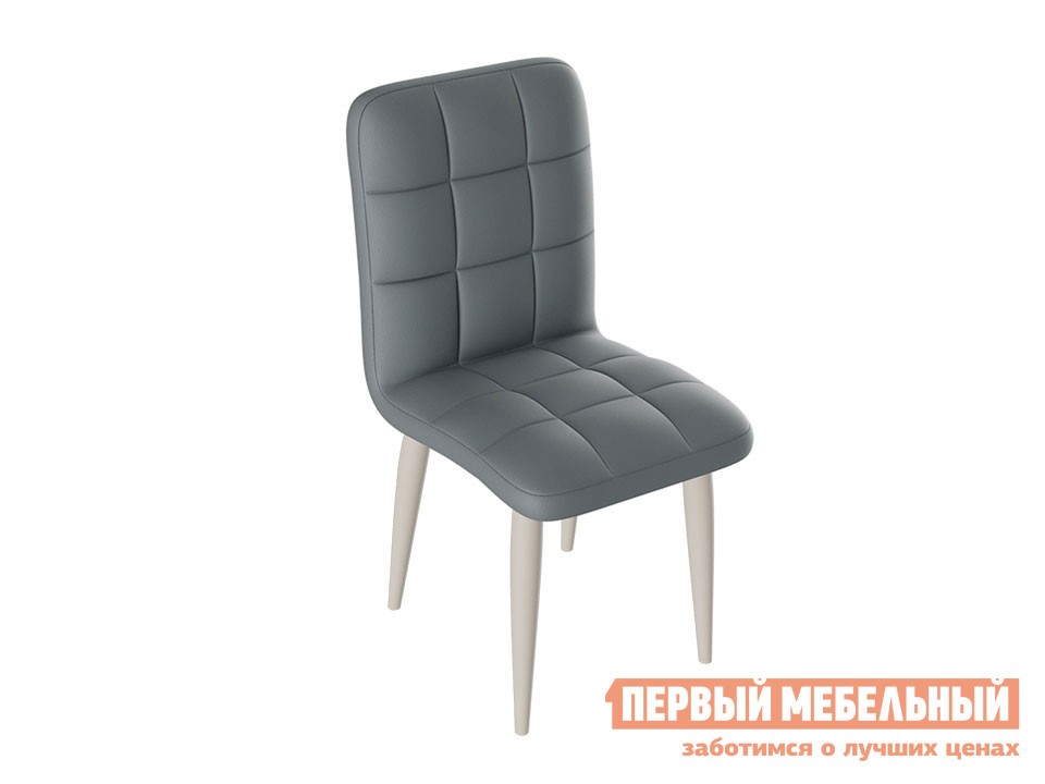 Стул  Франк Конус Капучино матовый / Серый кожзам