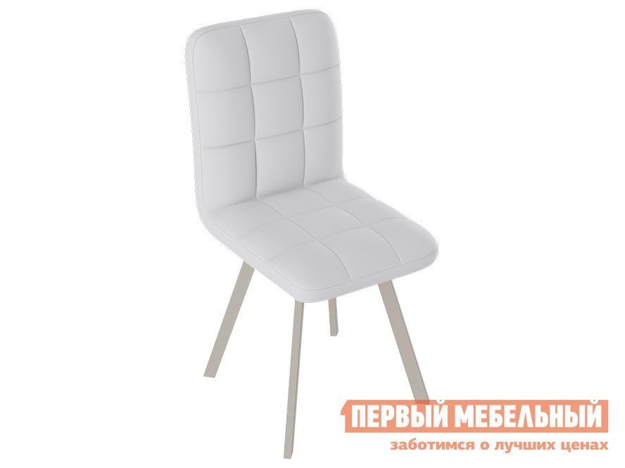 Стул  Франк Паук Капучино матовый / Белый кожзам