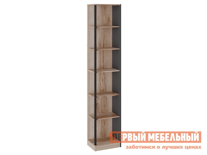 Стеллаж в детскую  Окланд Дуб Делано / Черный