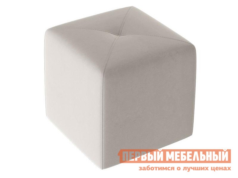 Пуфик  Динго Бежевый, велюр