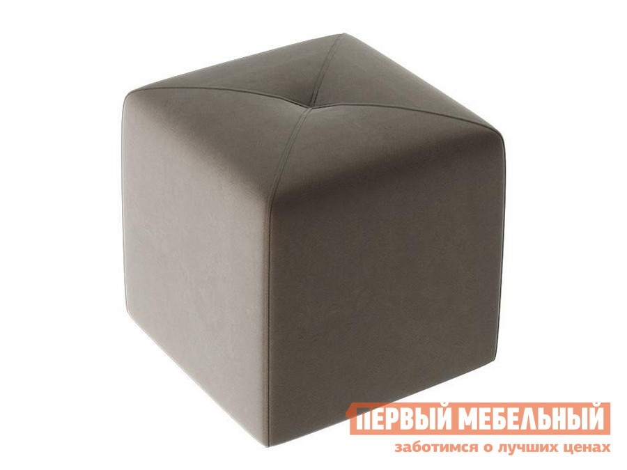 Пуфик  Динго Коричневый, велюр