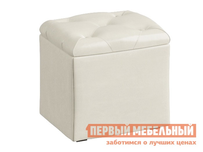 Пуфик  Триада-мини Светлая иск. кожа