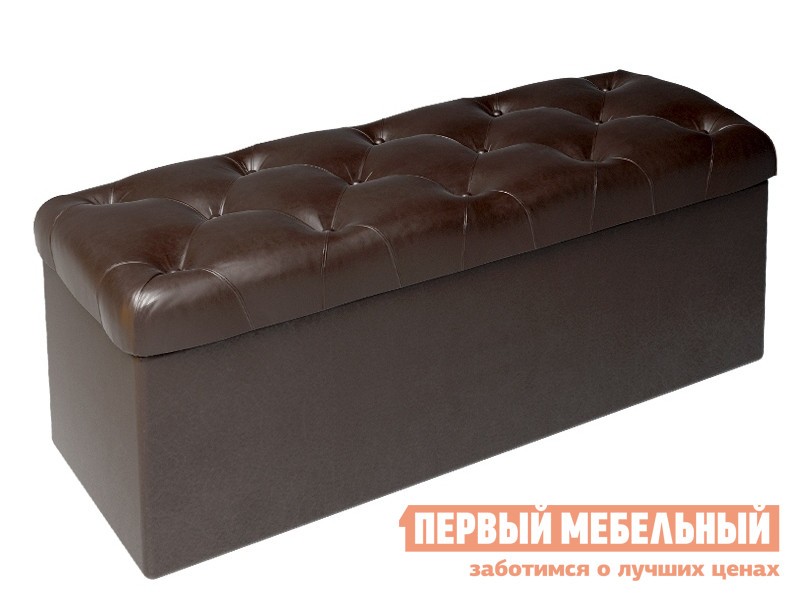 Пуфик  Триада Темный, кожзам