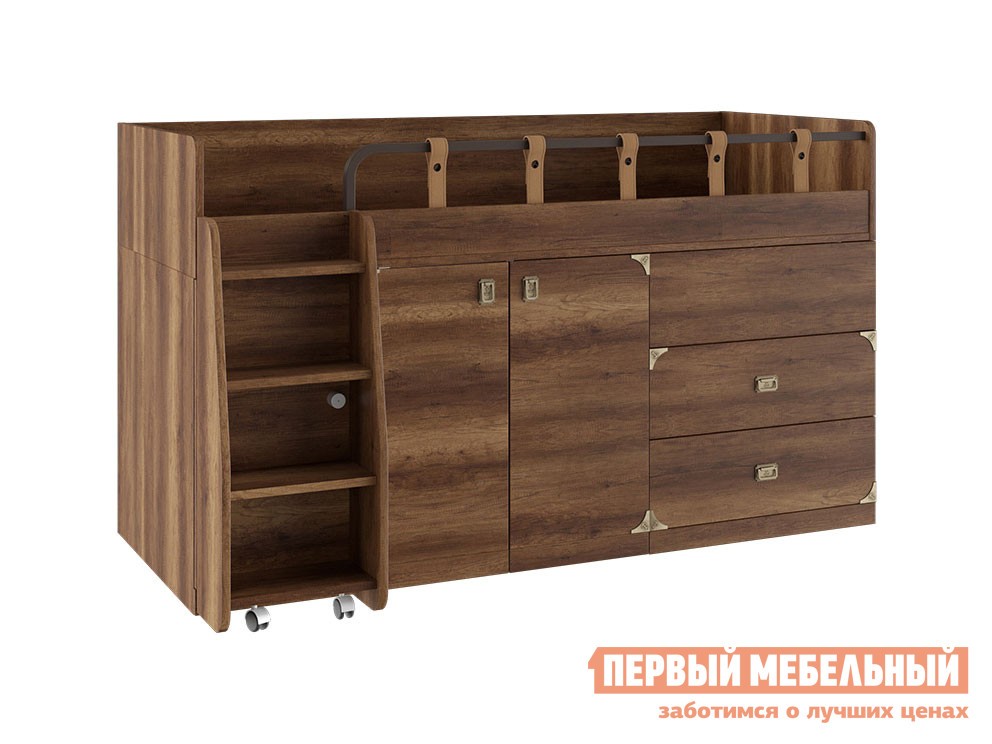 Кровать-чердак  Навигатор Дуб Каньон