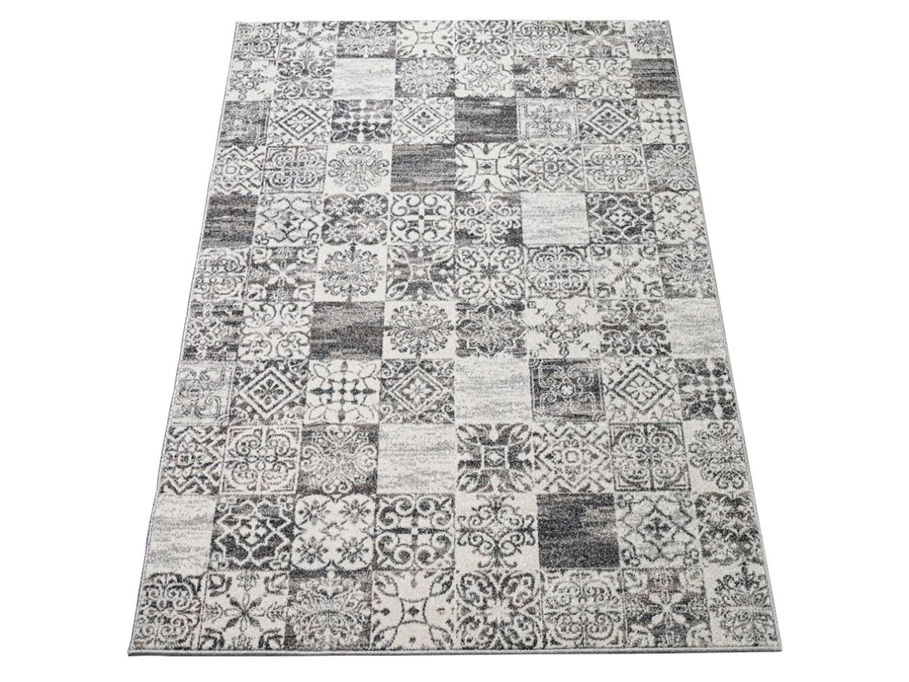 Ковер  Beenom Tile Серый, 122-10131