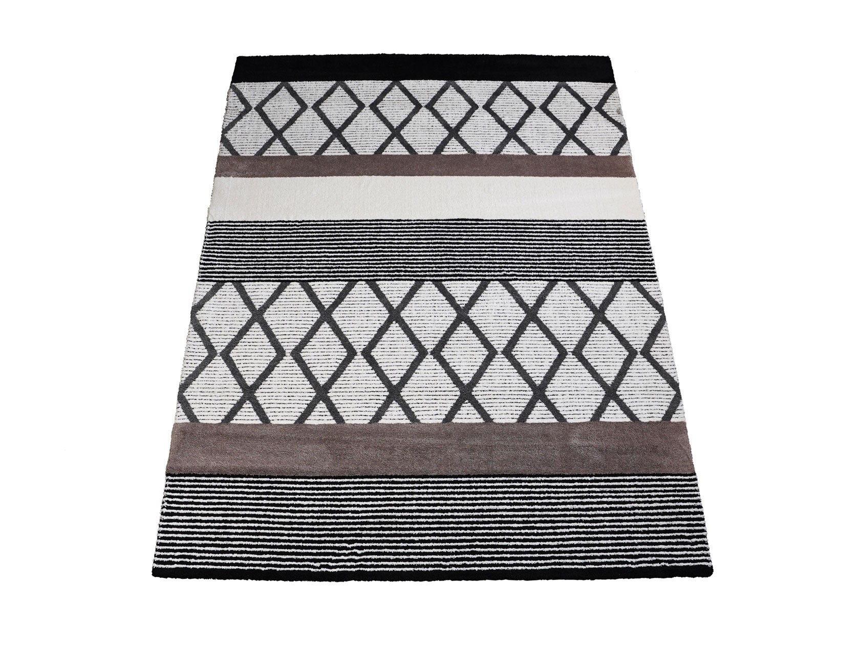 Ковер  Play Grid Серый, 860-63241, 1200 Х 1700 мм