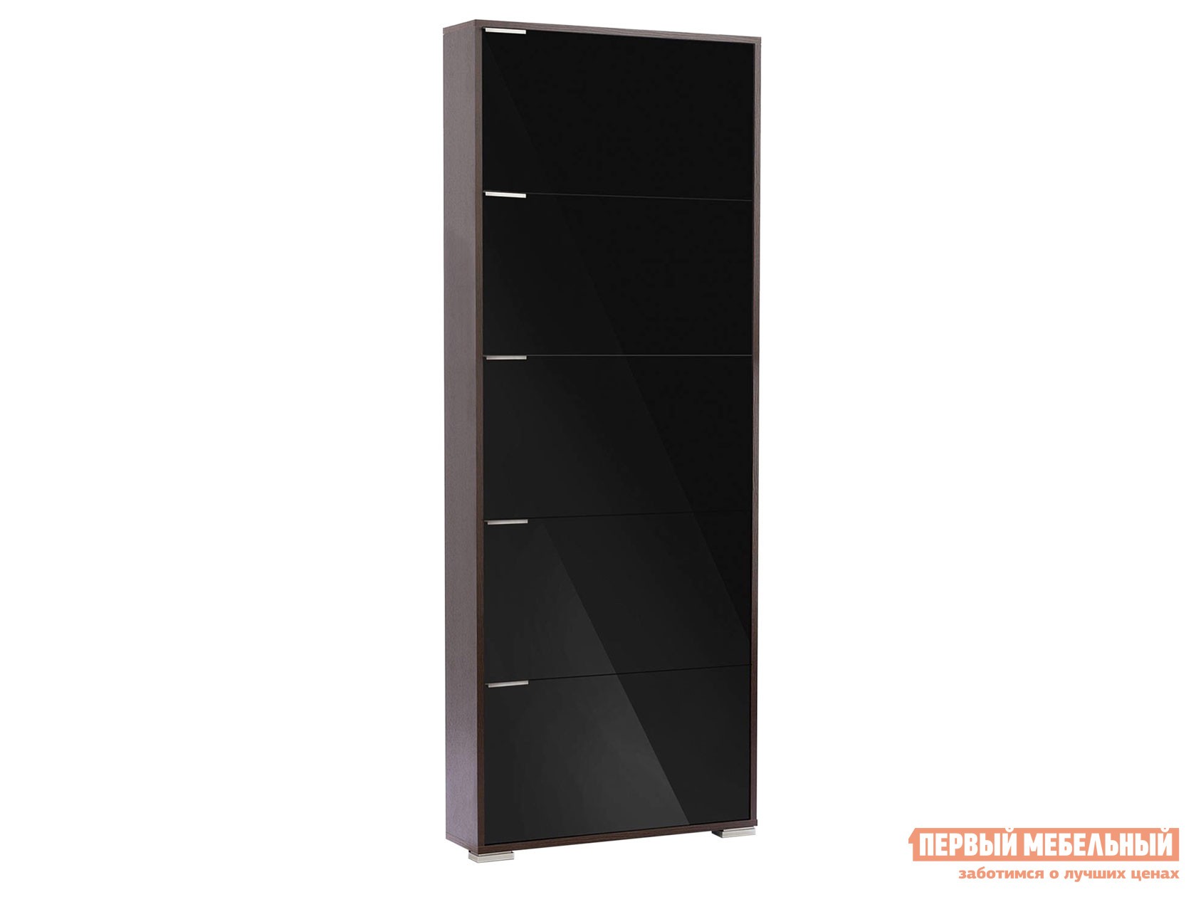 Обувница  VIVA 5 Венге / Черный глянец