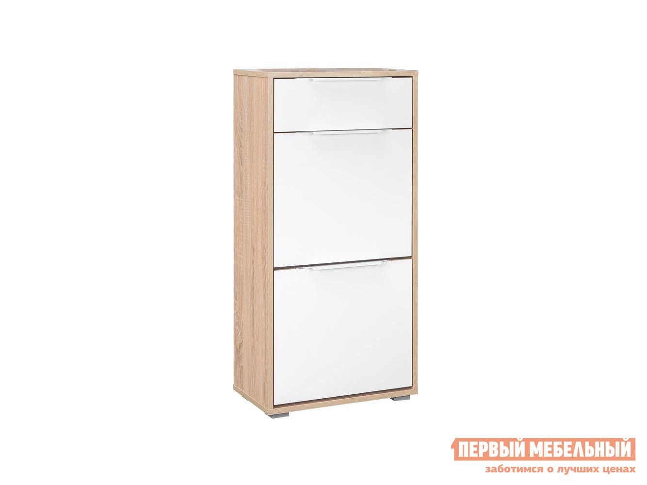 Обувница  Куба высокий 13.114 Дуб Сонома / Белый