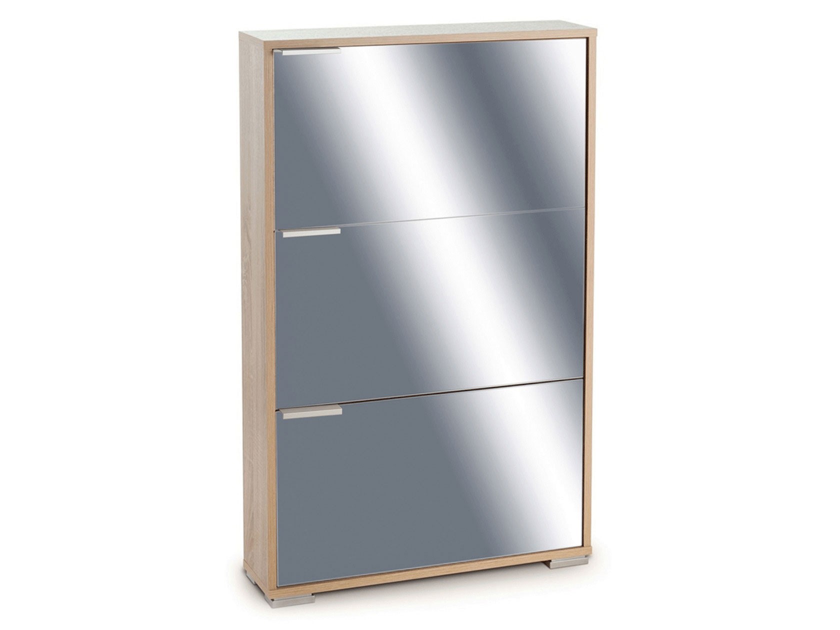 Обувница  Вива 3С Дуб Сонома / Зеркало