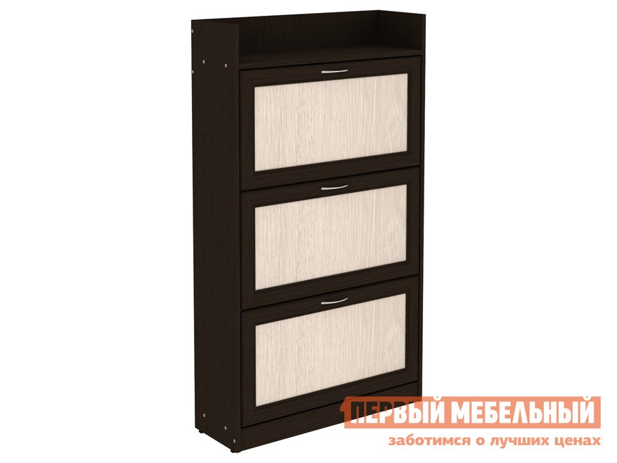 Обувница  Мерлен Венге / Дуб Атланта, 750 мм