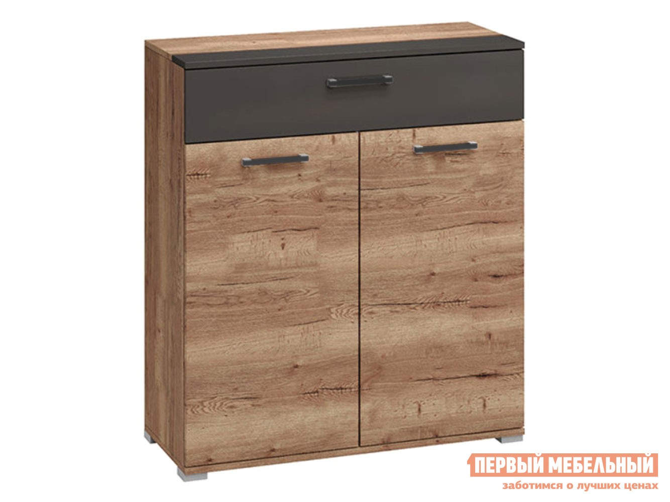 Обувница  Ханна ПХ-4 Дуб Галифакс Табак / Серый