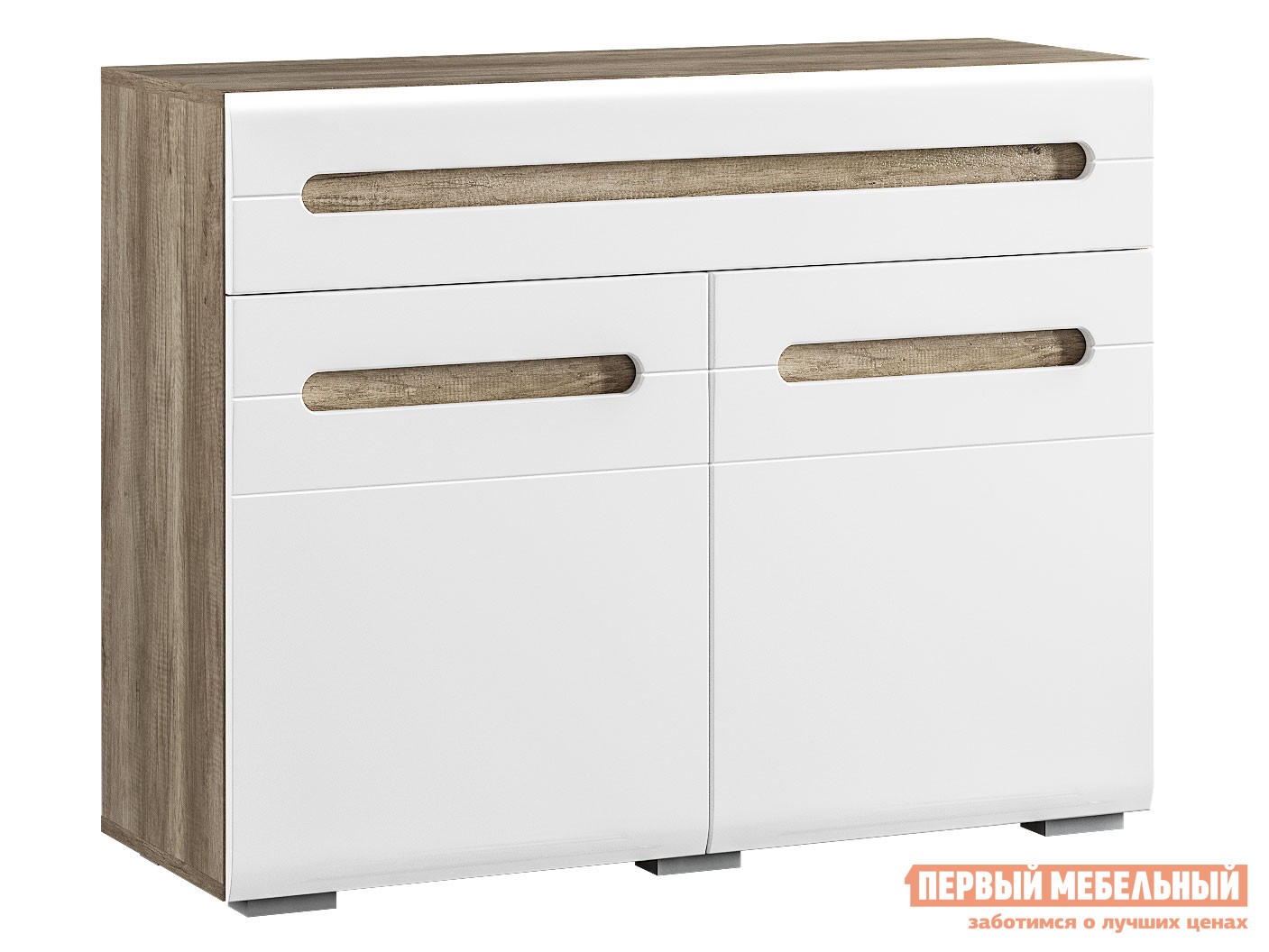 Обувница  Наоми Дуб Каньон / Белый глянец