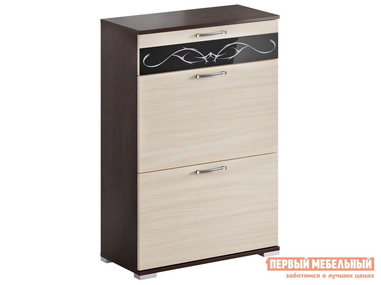 Обувница  Юнона-2 Венге / Дуб Молочный