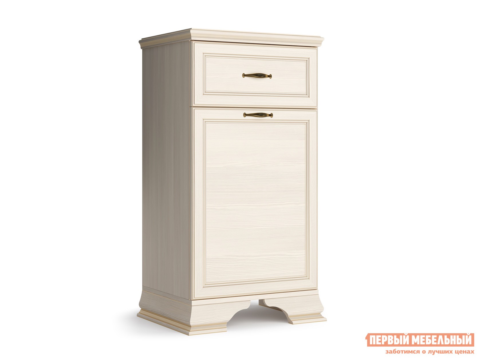 Обувница  Сиена Бодега белый, патина золото