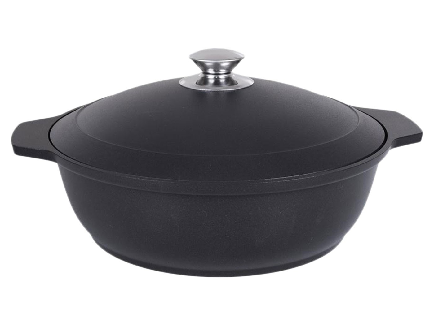 Кастрюля  Kukmara 5 л Черный, литой алюминий