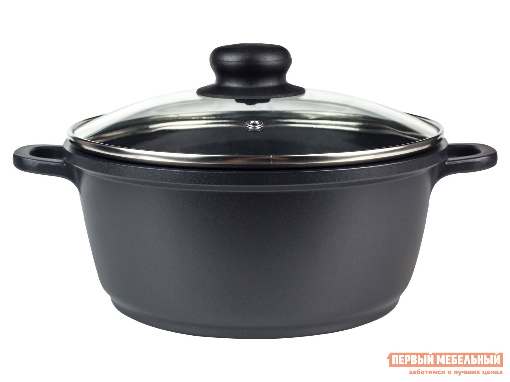 Кастрюля  Casta 4 л Черный алюминий / Черный бакелит