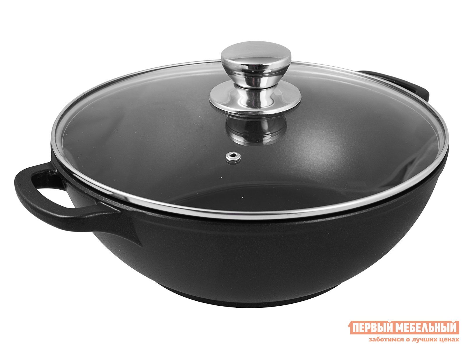 Кастрюля  Комфорт 4 л Черный, литой алюминий