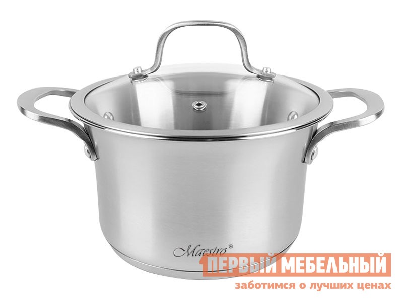 Кастрюля  Maestro 2,5 л Металлик, нержавеющая сталь