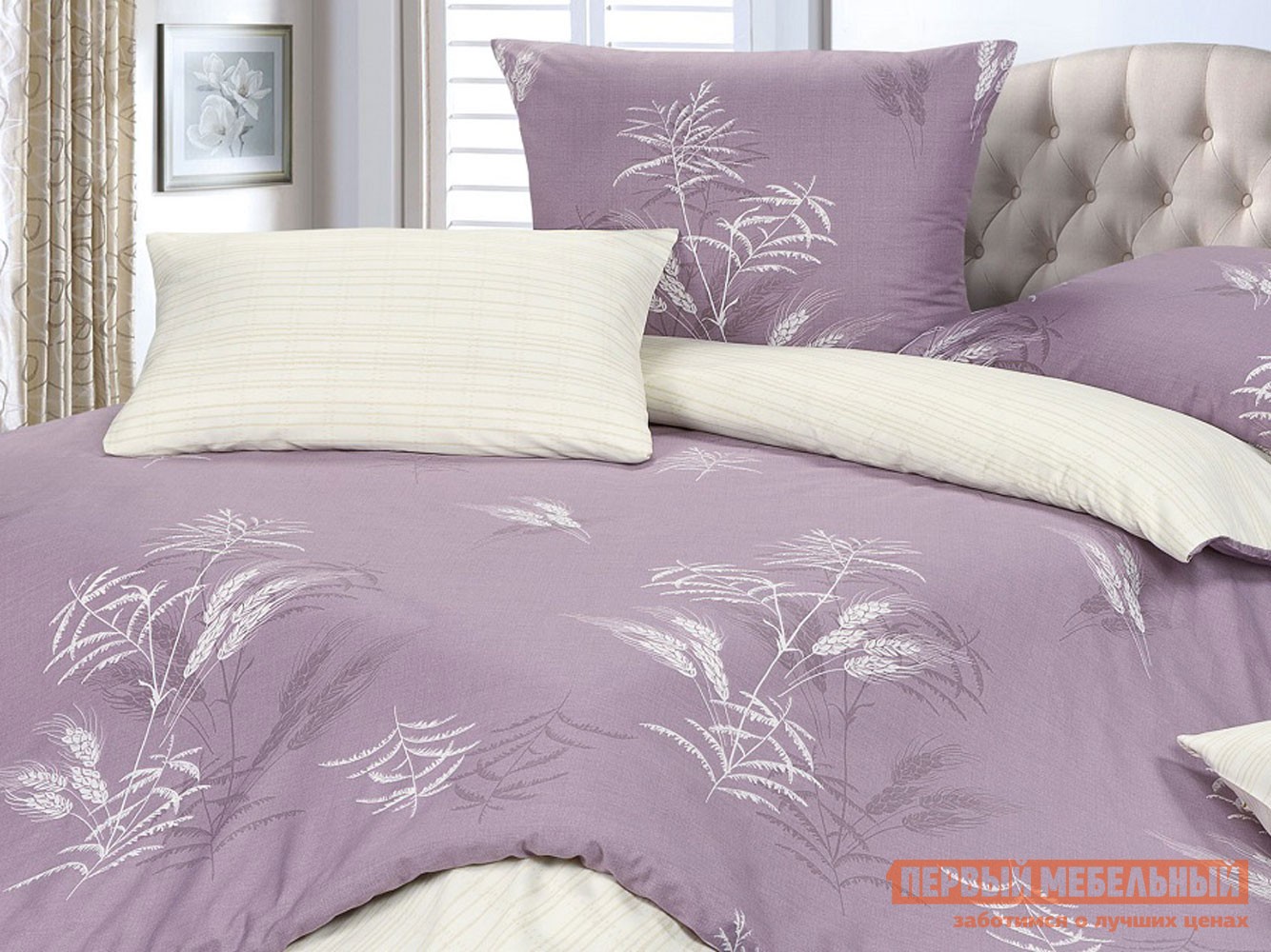 Комплект постельного белья  Идиллия Евро, Идиллия, сатин
