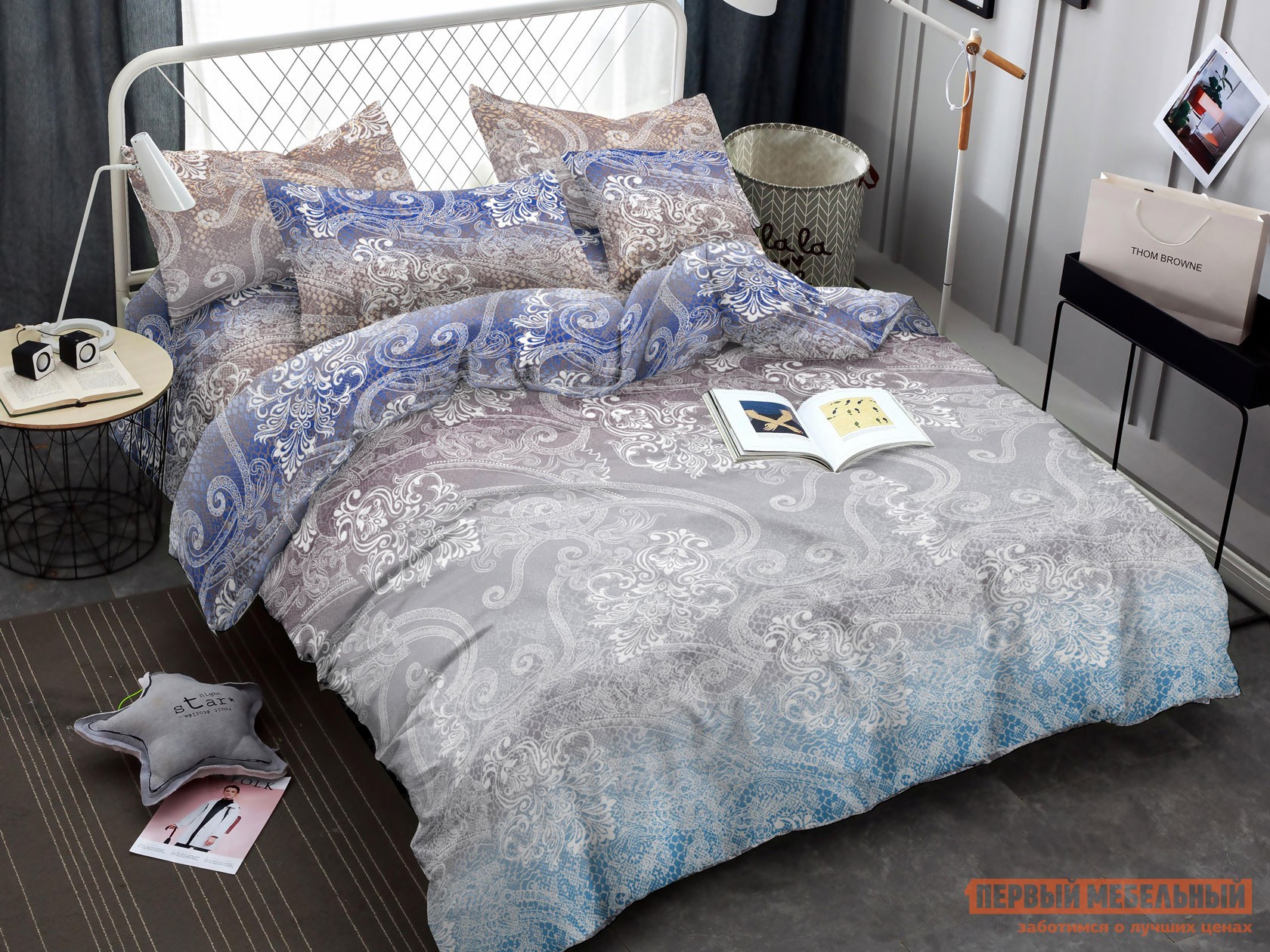 Комплект постельного белья  Зефир Зефир, полиэстер, Двуспальный