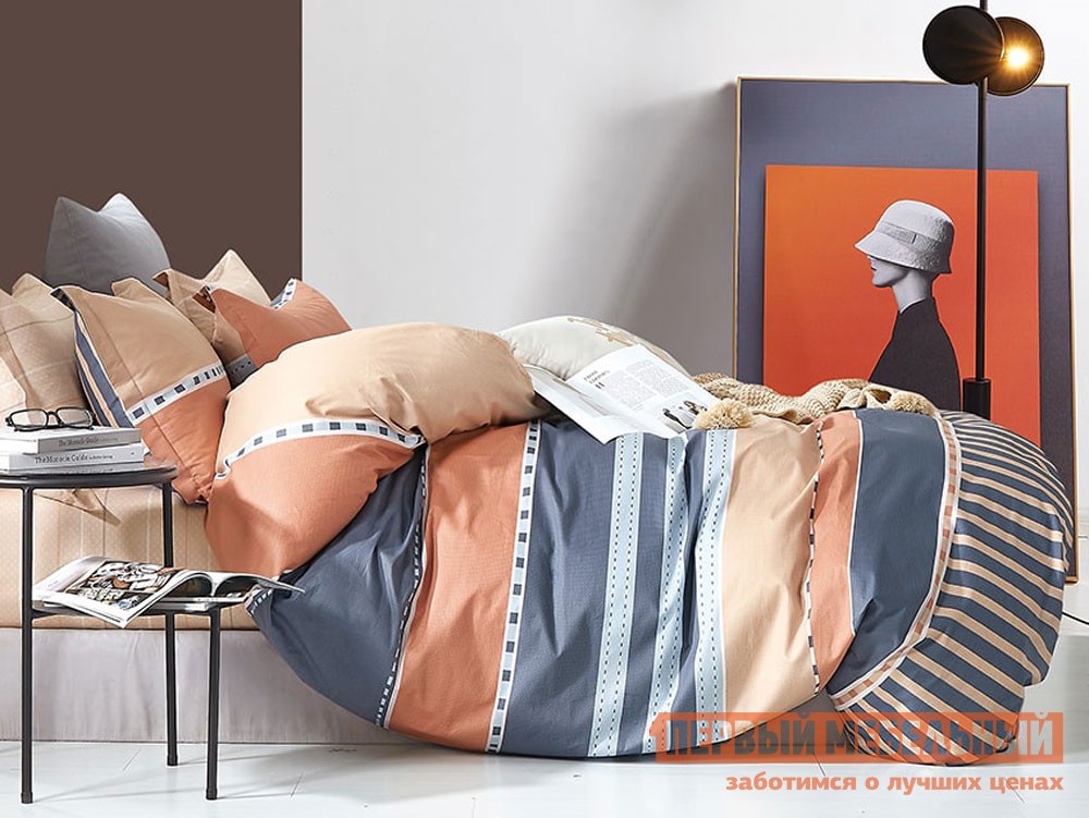 Комплект постельного белья  Ригель Ригель, сатин, Полутороспальный