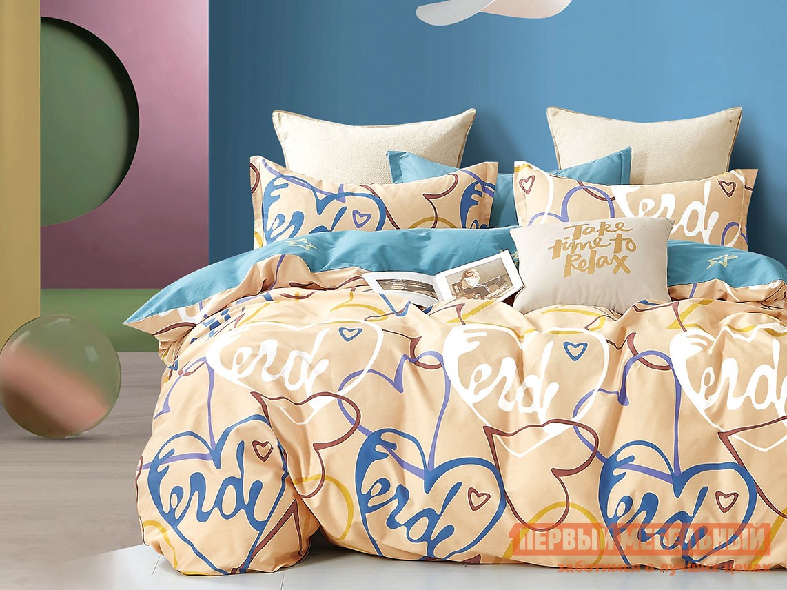 Комплект постельного белья  Лавли Лавли, сатин, Евро