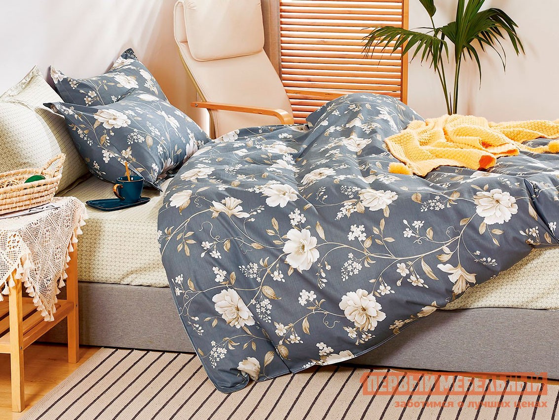 Комплект постельного белья  Девон Девон, сатин, Полутороспальный