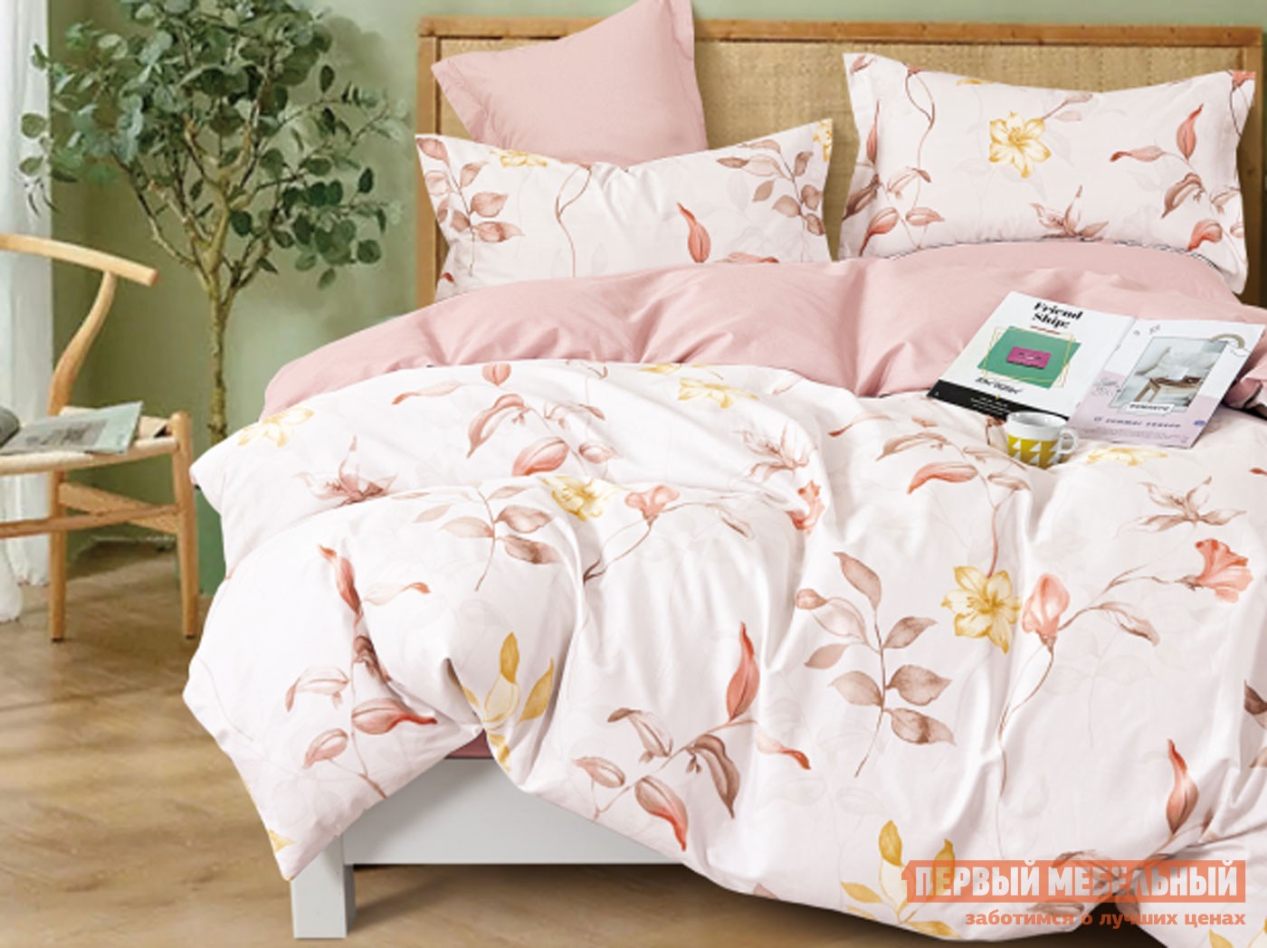 Комплект постельного белья  Августа Полутороспальный, Августа, сатин