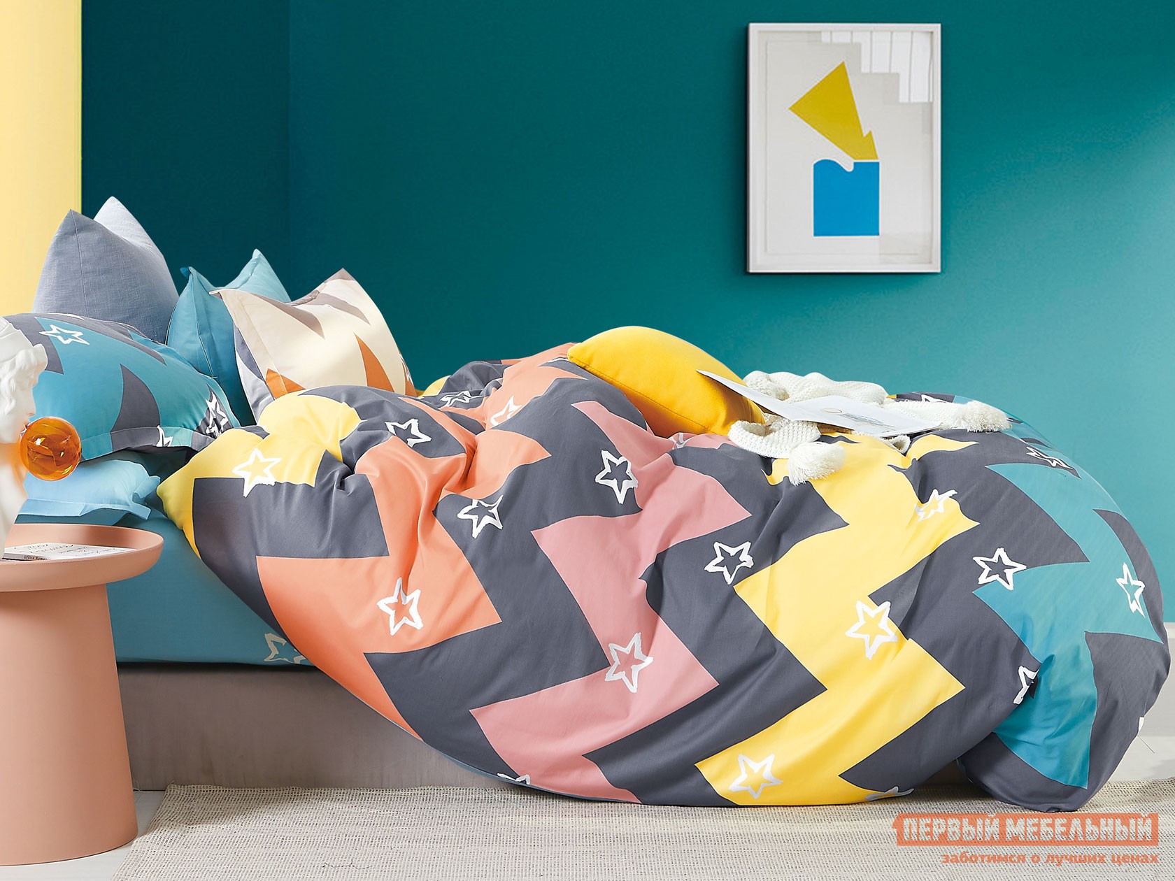 Комплект постельного белья  Амелио Амелио, сатин, Полутороспальный