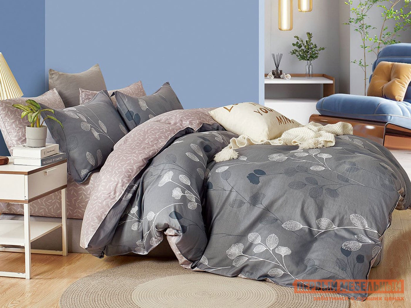 Комплект постельного белья  Батильда Евро, Батильда, сатин