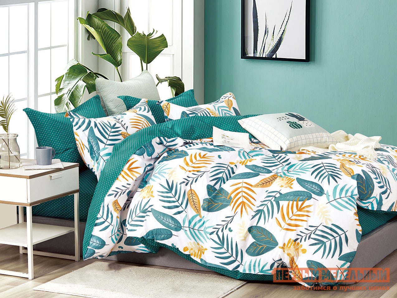 Комплект постельного белья  Мира Мира, сатин, Евро