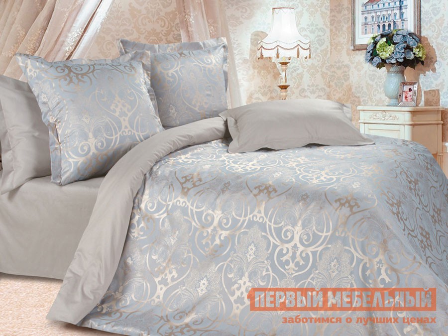 Комплект постельного белья  Люкс 2 Глейс, сатин-жаккард, Двуспальный