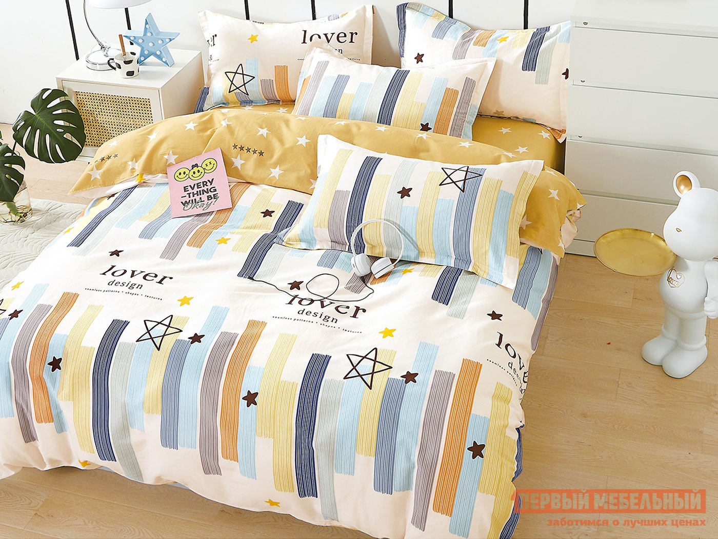 Комплект постельного белья  Лили Евро, Лили, сатин