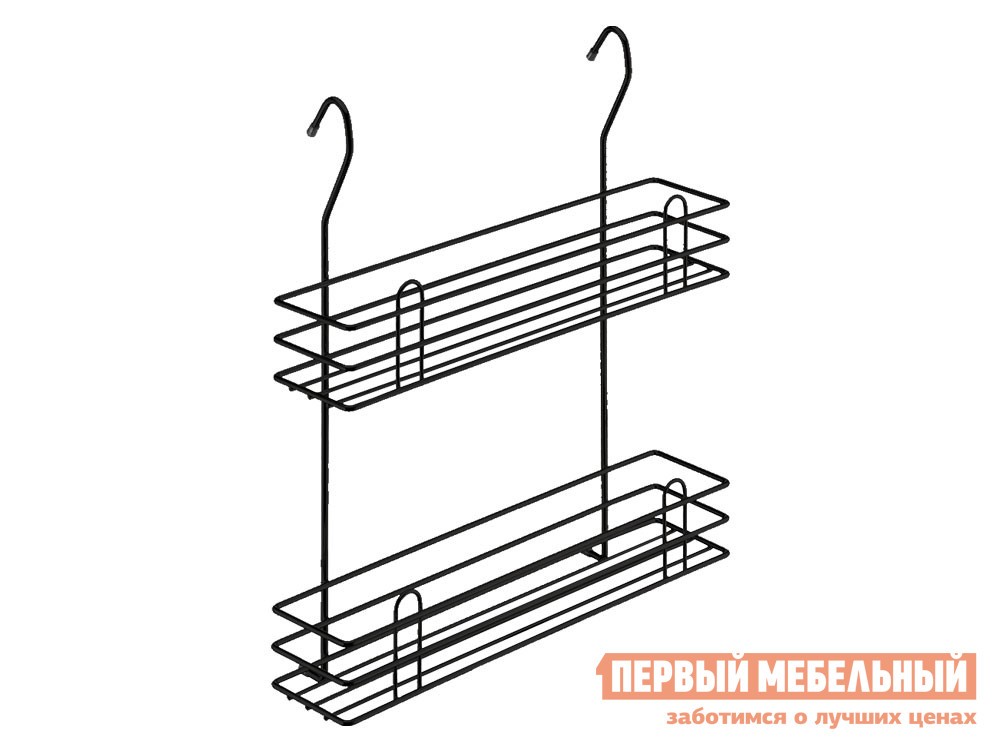 Кухонный органайзер  Лунден Черный матовый, металл
