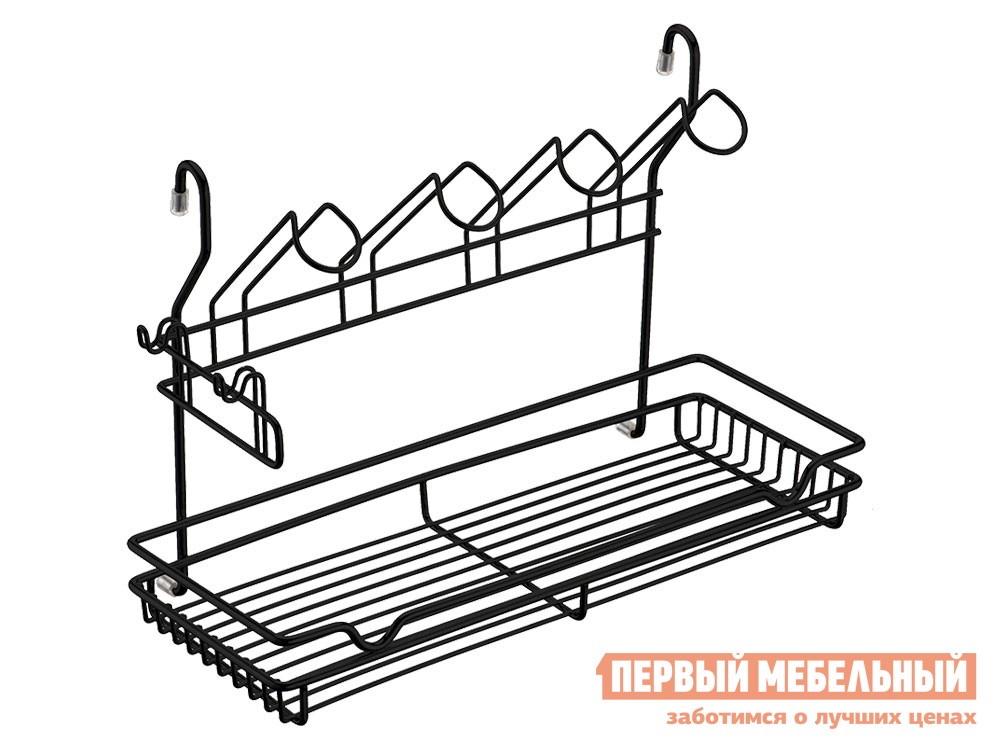 Кухонный органайзер  Вайцерг Черный матовый, металл