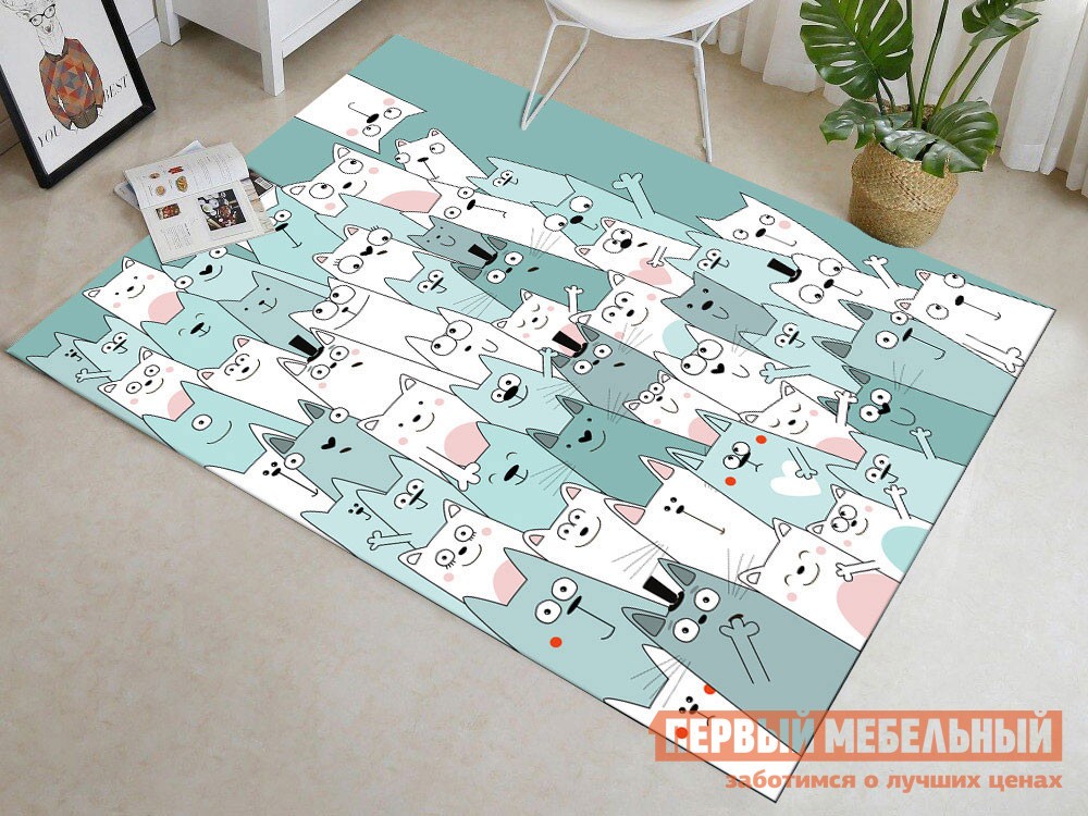 Детский ковер  Смешные котики Смешные котики