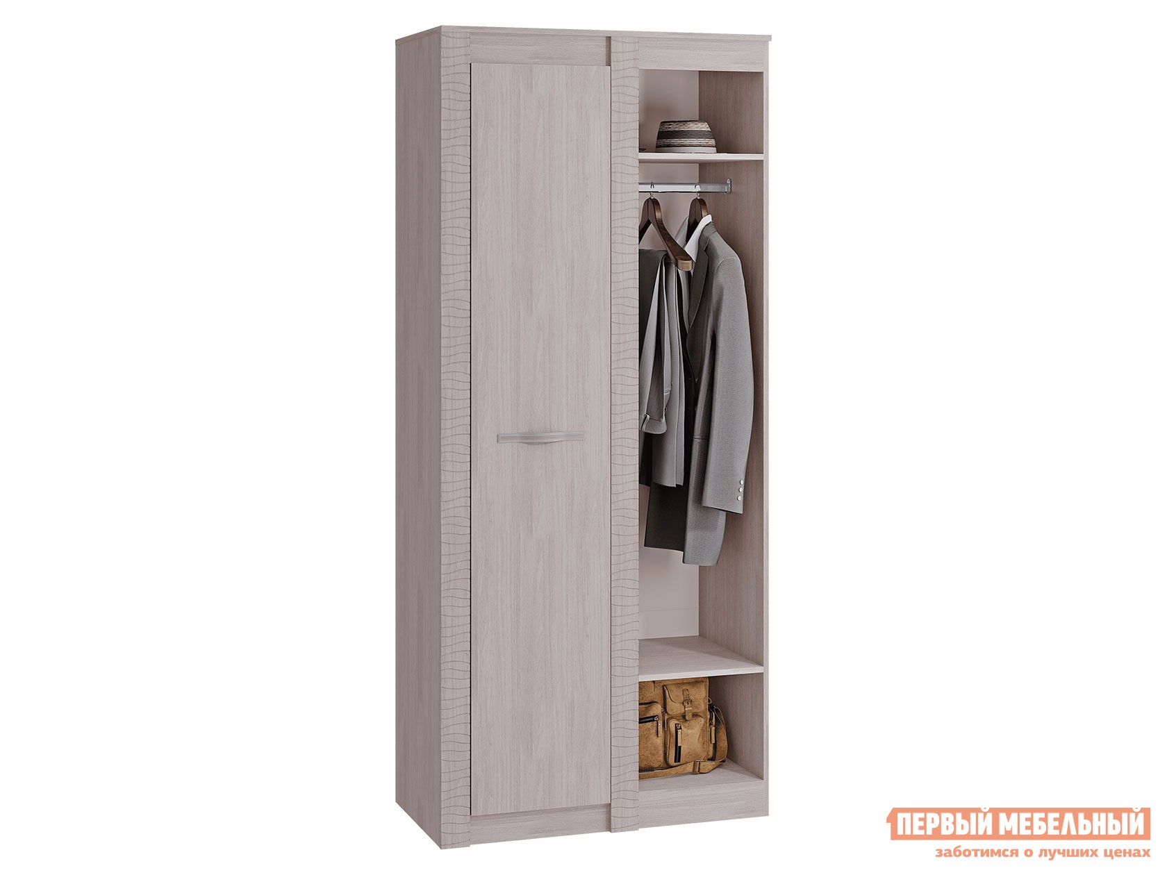 Распашной шкаф  Монако Белый ясень